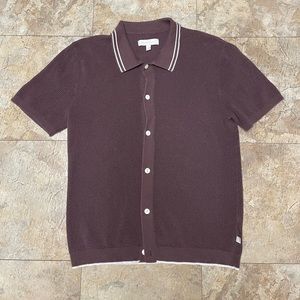 Urban outfitters brown polo, knit